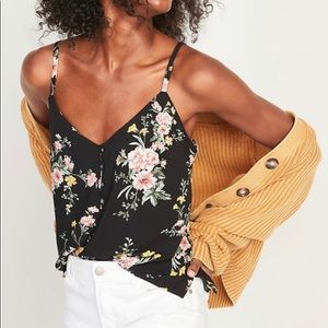 NWT floral printed tank, size L